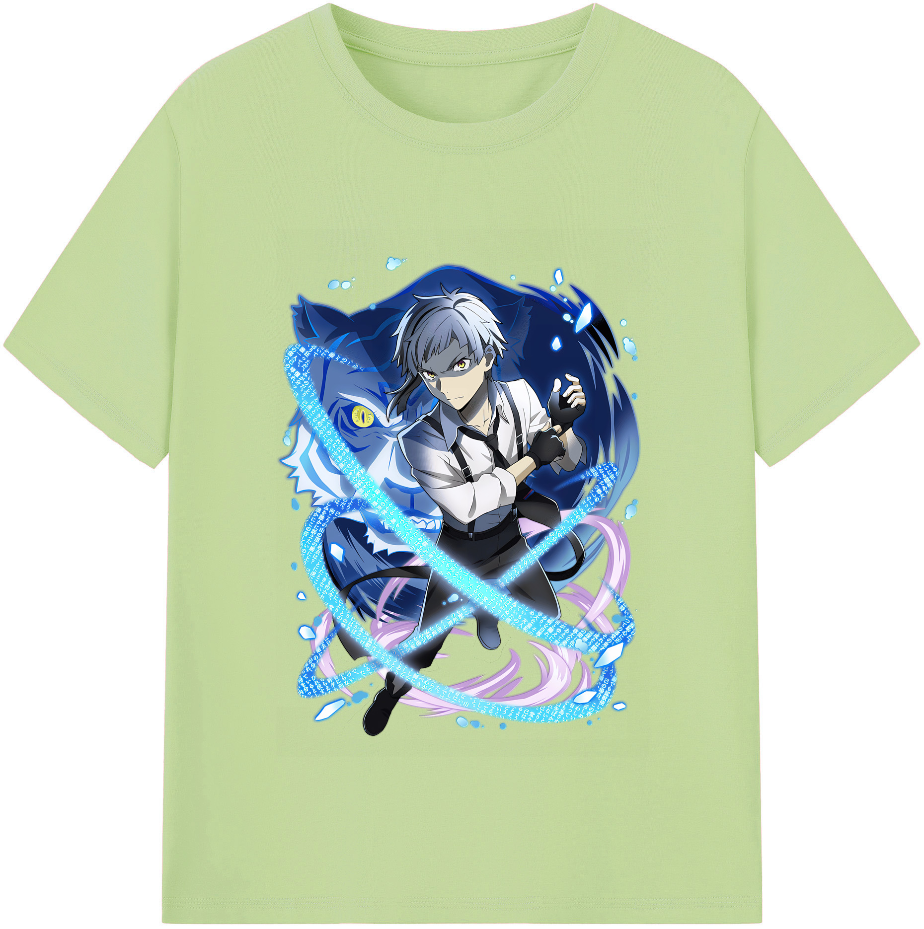 （画像用） 文豪ストレイドッグス Bungo Stray Dogs 綿100％半袖Tシャツ（フロントプリント）